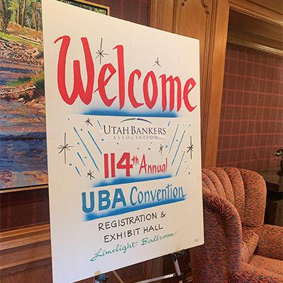 114th UBA Convention welcome sign